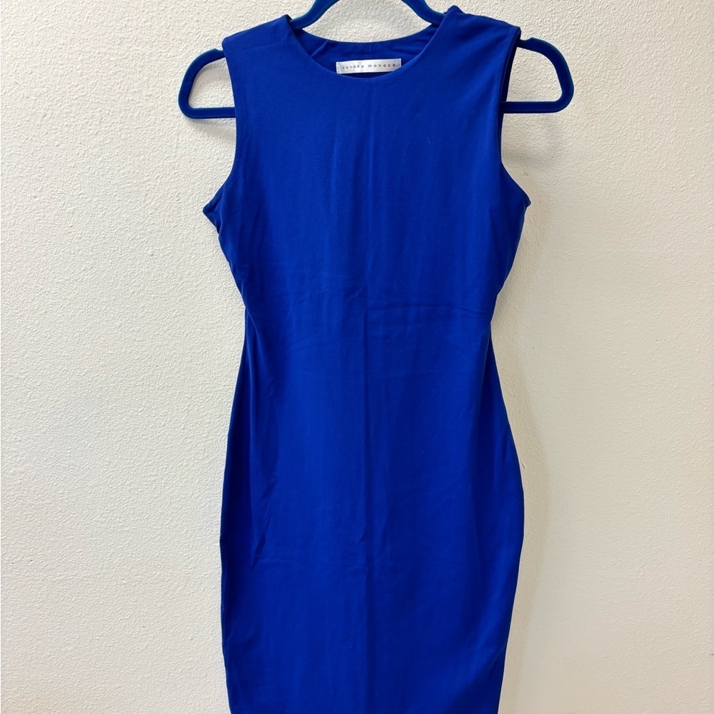Susana Monaco . Classic Blue Dress. Size Small